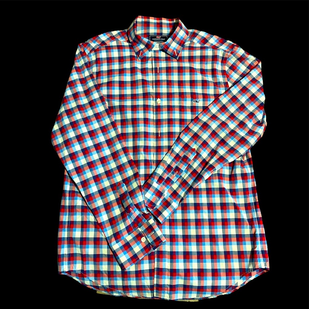 VINEYARD VINES MEMA PLAID BUTTON DOWN medium